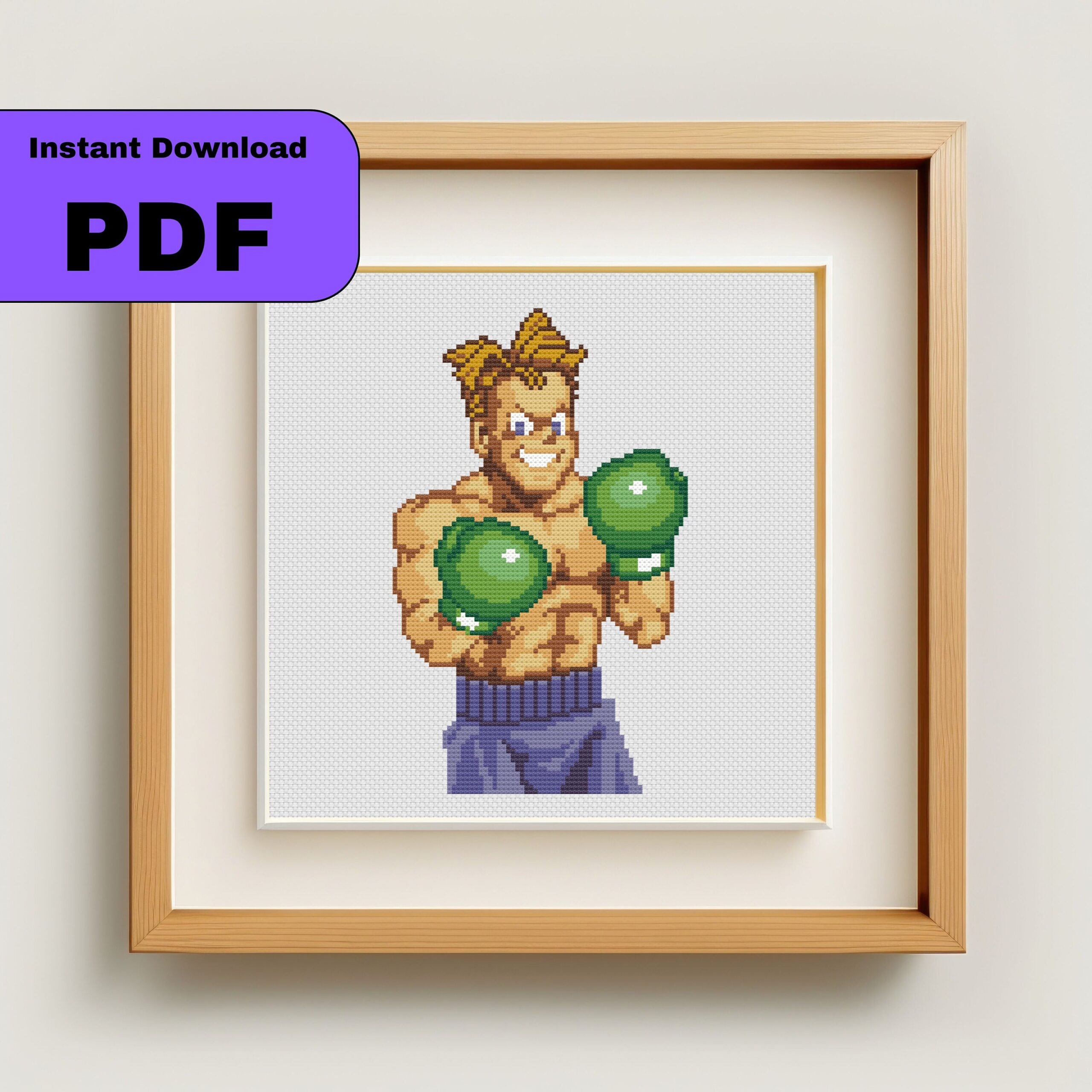 Little Mac Cross Stitch Downloadable Pattern